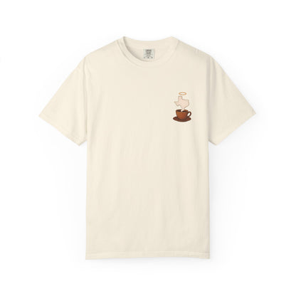 Blessings Brewed T-Shirt, Faith-Inspired Tee, Coffee Lover Gift, Texas Pride Apparel, Unisex Casual Wear
