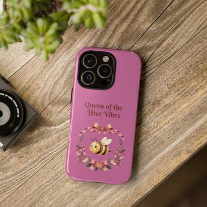 Queen of the Hive Bee Phone Case | Cute Floral Bee iPhone Case