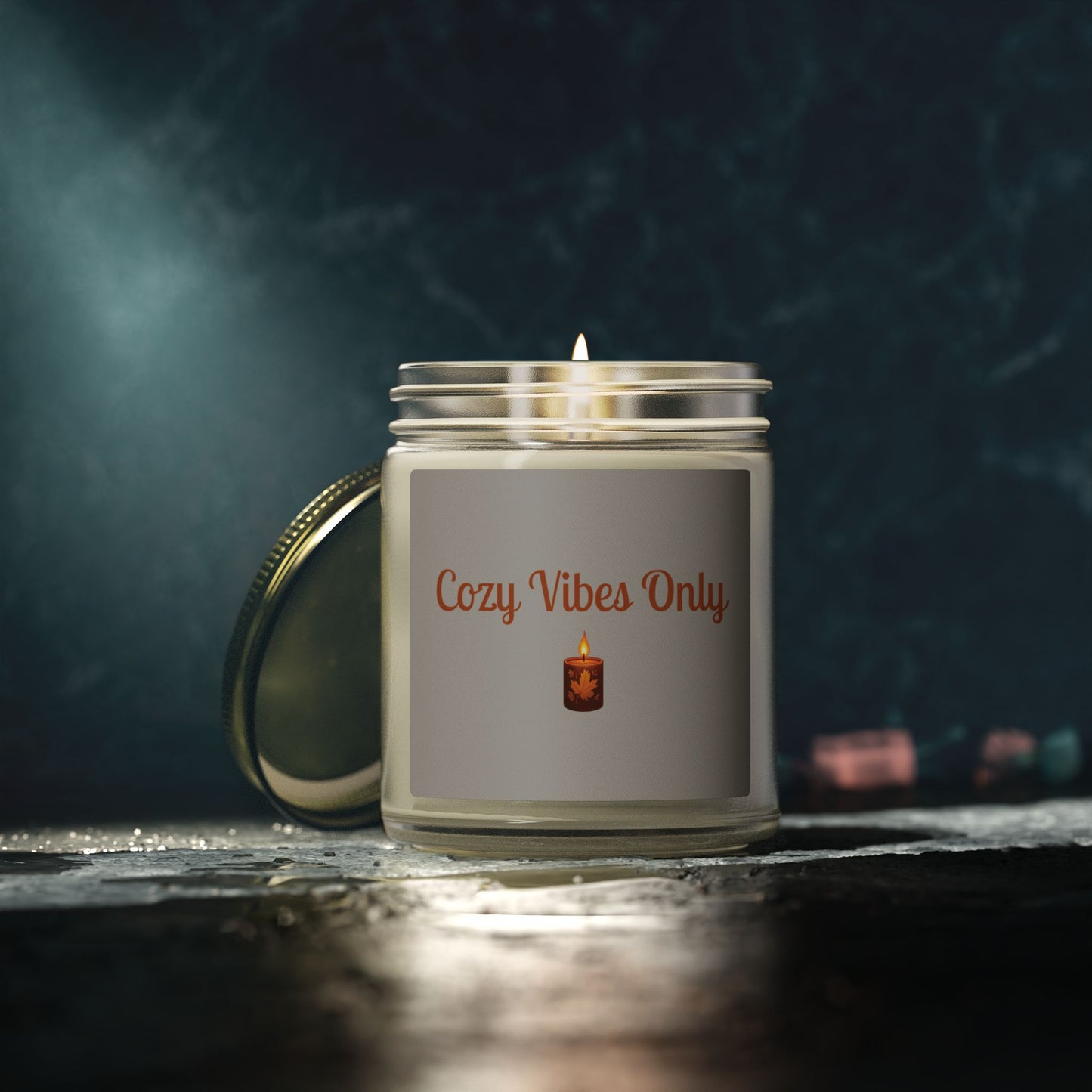 Cozy Vibes Scented Candles | Aromatherapy Gift, Home Decor, Relaxation, Eco-Friendly, Self-Care, Cozy Home