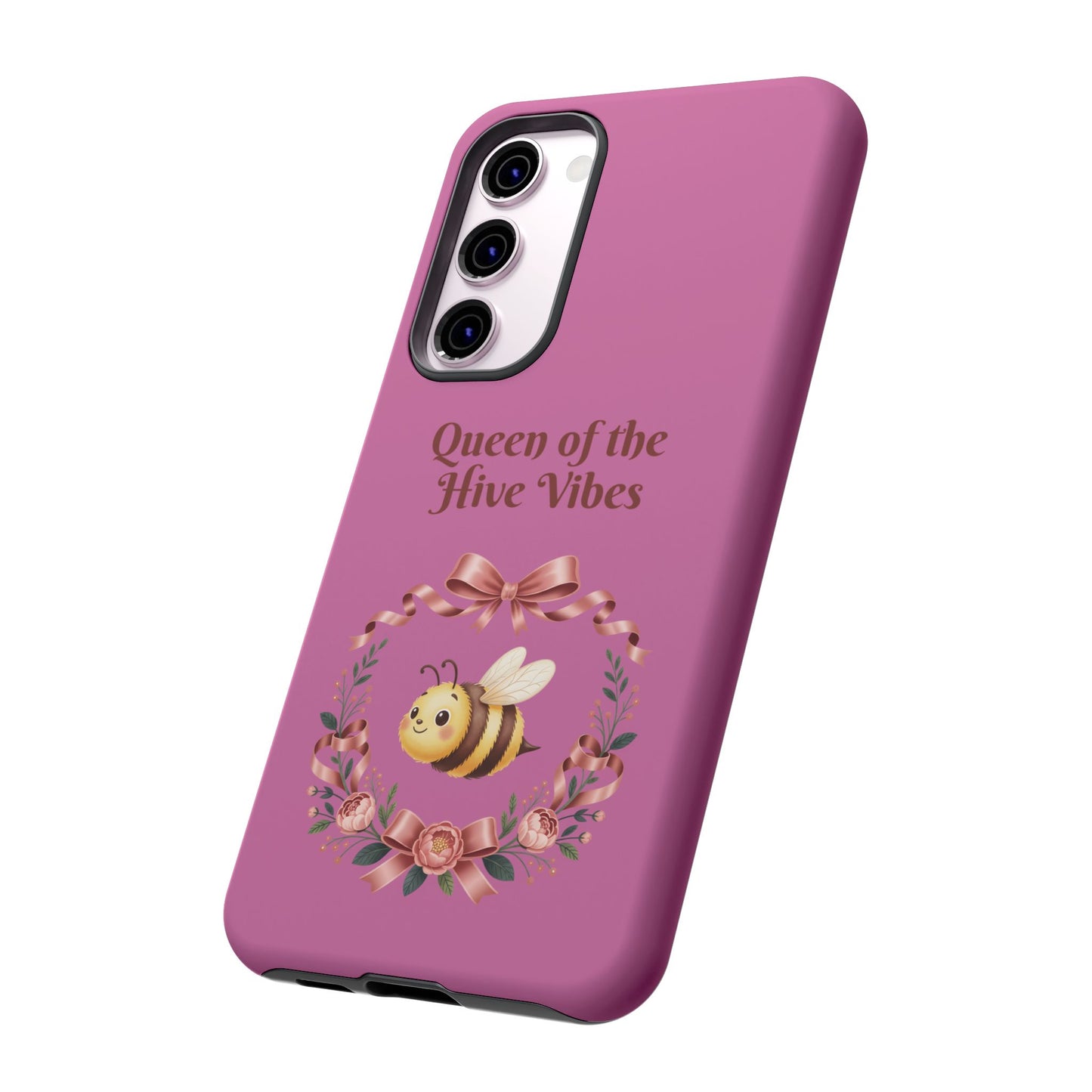 Queen of the Hive Bee Phone Case | Cute Floral Bee iPhone Case