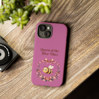 Queen of the Hive Bee Phone Case | Cute Floral Bee iPhone Case