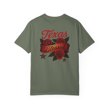 Texas Blessed Unisex Garment-Dyed T-shirt | Casual Tee for Everyday Wear, Perfect Gift for Texas Lovers, Birthday, and Celebrations, [...]