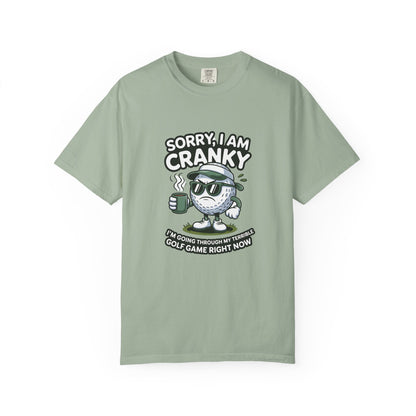 Sorry I Am Cranky Golf Ball Shirt | Funny Golf T-Shirt