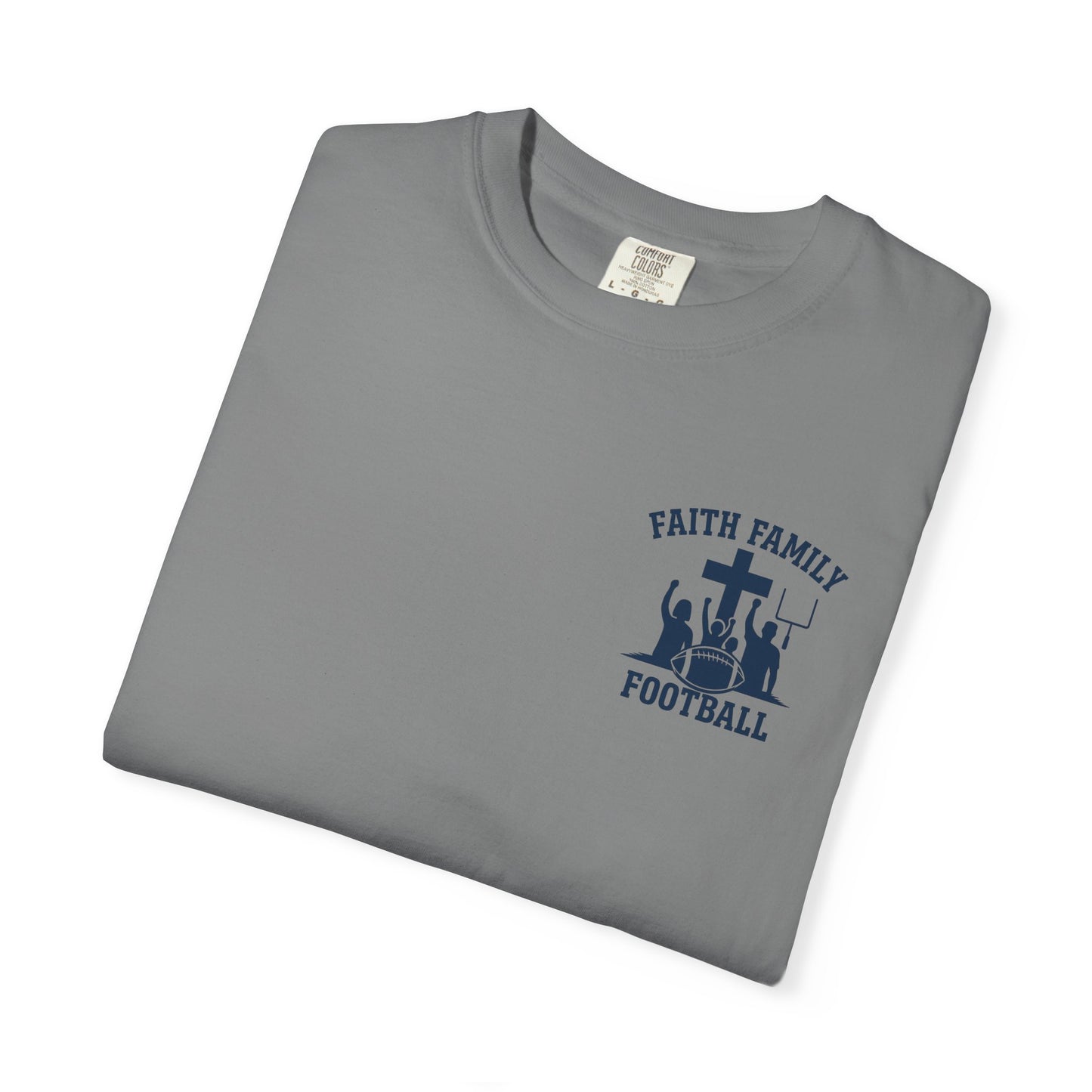 Faith Family Football Unisex Garment-Dyed T-Shirt, Casual Sportswear, Gift for Sports Lovers, Everyday Comfort Tee, Team Spirit [...]