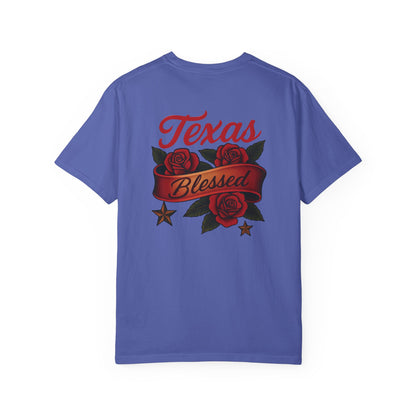 Texas Blessed Unisex Garment-Dyed T-shirt | Casual Tee for Everyday Wear, Perfect Gift for Texas Lovers, Birthday, and Celebrations, [...]