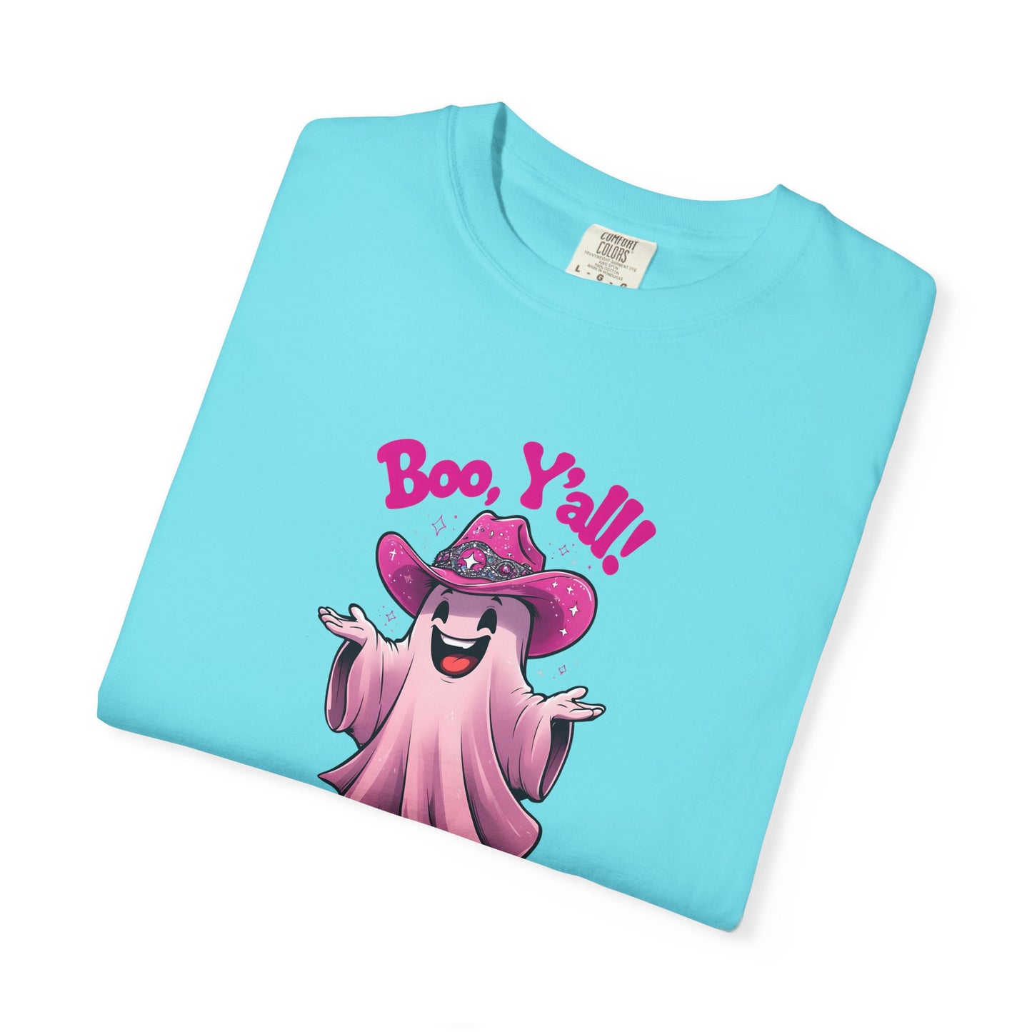 Boo Y'all Ghost T-Shirt, Fun Halloween Tee, Unisex Shirt, Cute Ghost Apparel, Spooky Season Outfit