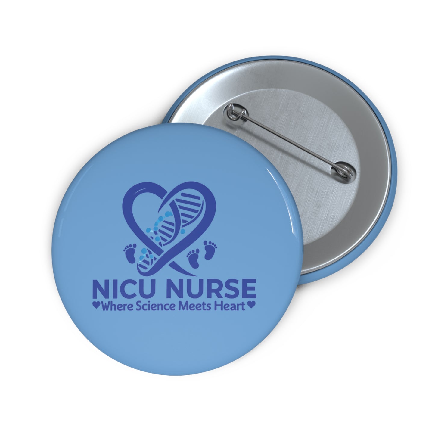 NICU Nurse Pin Button, Nurse Badge, Nursing Gift - Custom Pin Buttons, Personalized Pins, Button Pins, Nurse Appreciation Gift, Medical