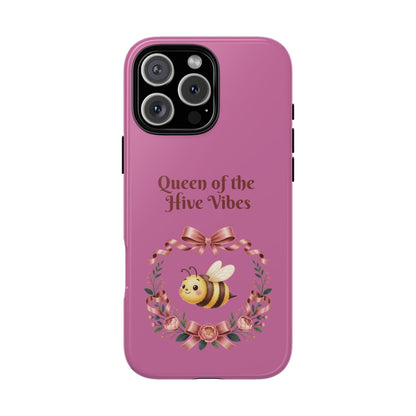 Queen of the Hive Bee Phone Case | Cute Floral Bee iPhone Case