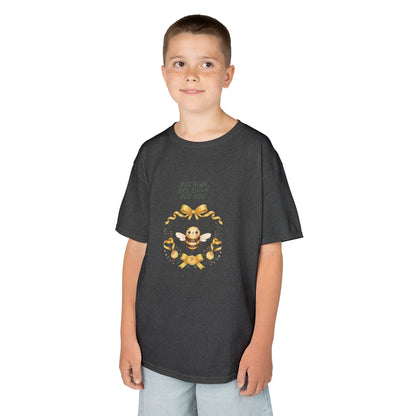 Bee Kind Bee Silly Bee You Kids T-Shirt | Cute Bee Wreath Design