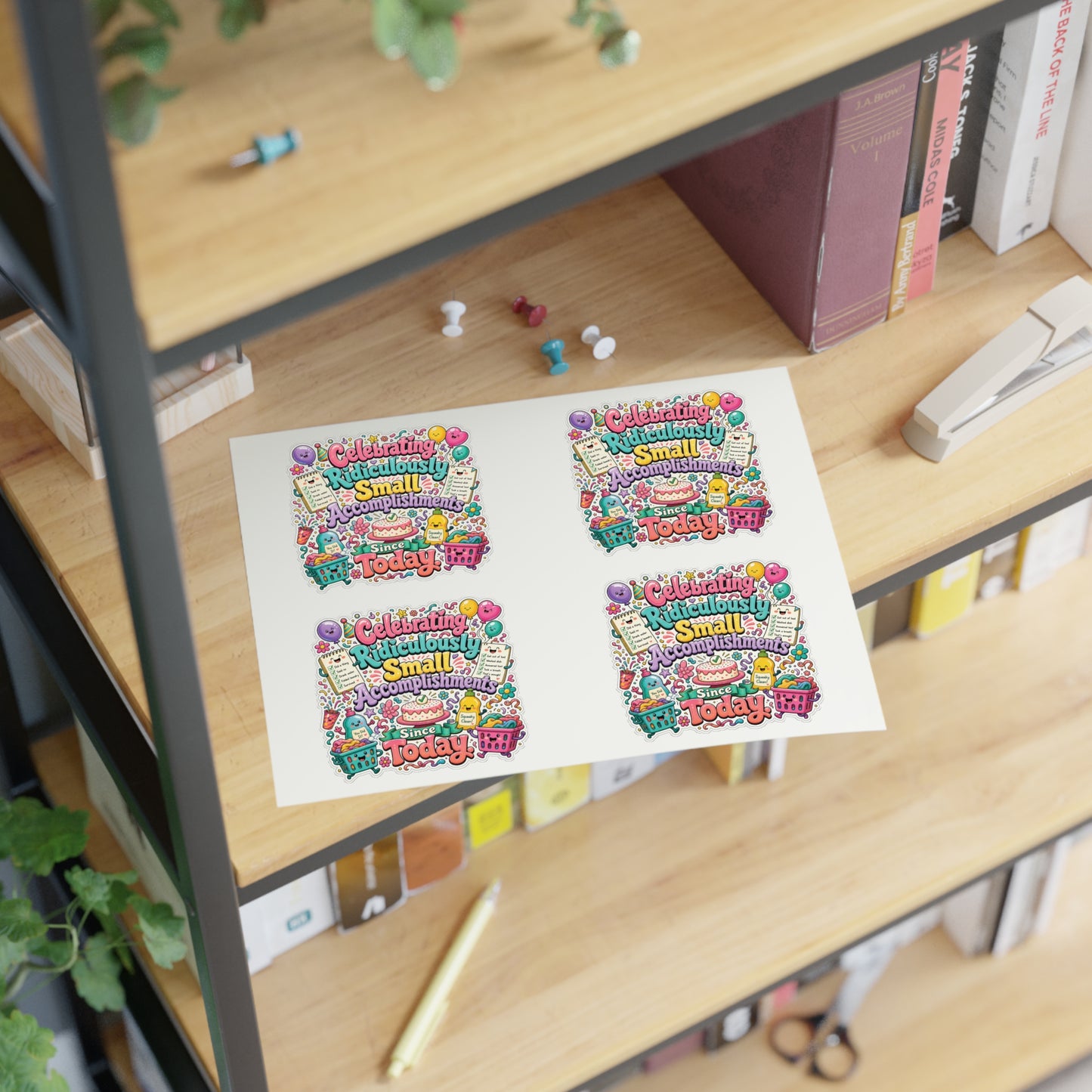 Celebrating Ridiculously Small Accomplishments Sticker Sheets | Cute Planner Stickers, Motivational Scrapbook Decals