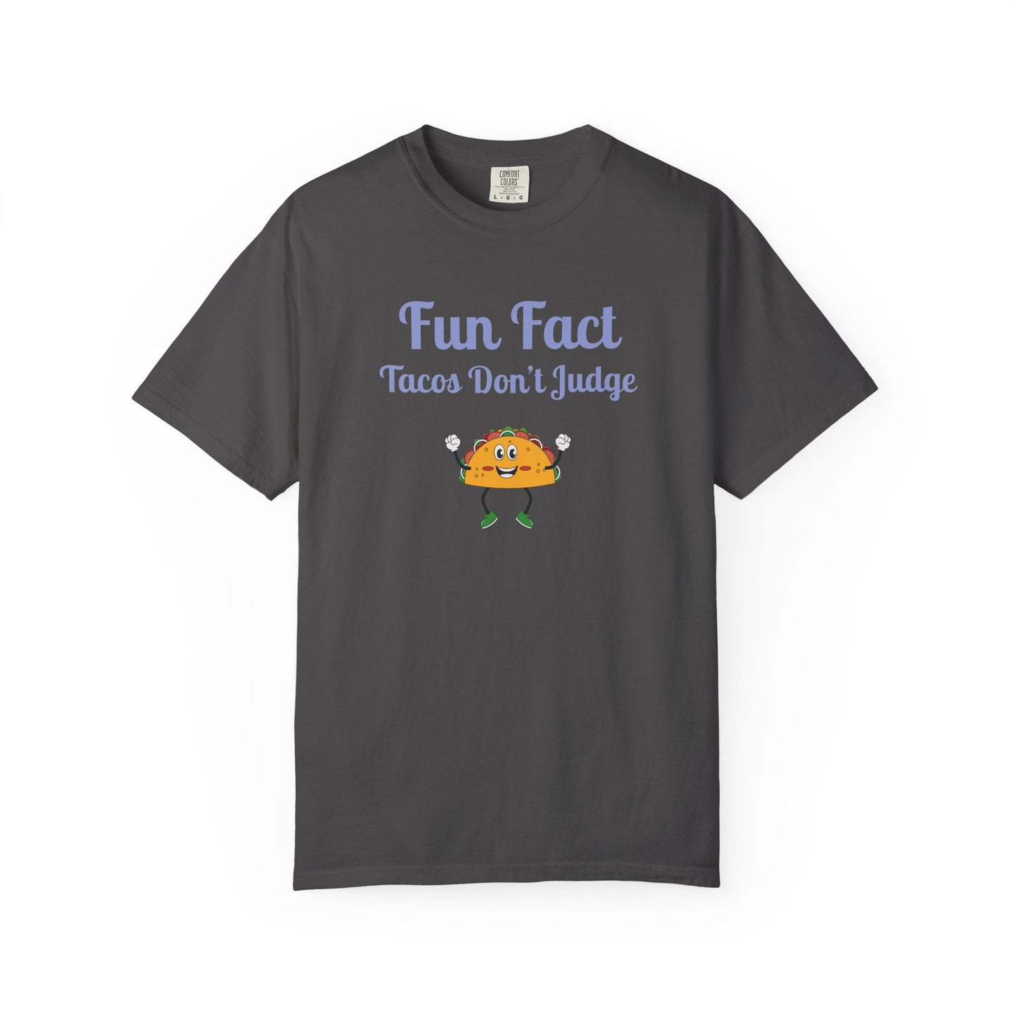 Fun Fact Taco Unisex Tee - Humorous Foodie Shirt, Gift for Taco Lovers, Casual Wear, Cute Graphic Tee