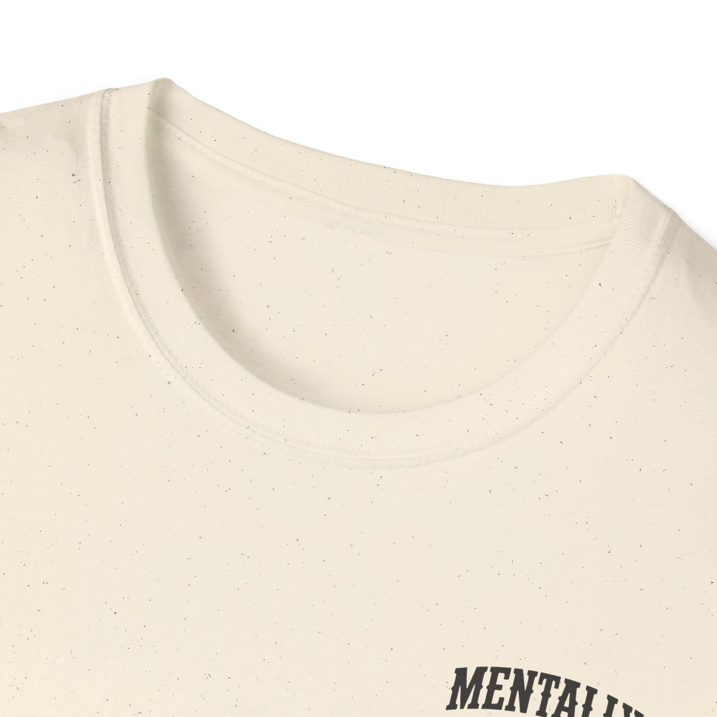 Mentally Checked Out Still Showin' Up T-Shirt | Funny Typography Tee