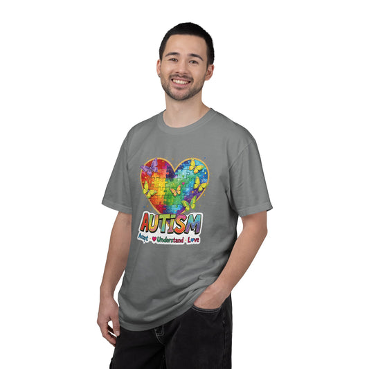 Autism Puzzle Heart T-shirt | Accept Understand Love