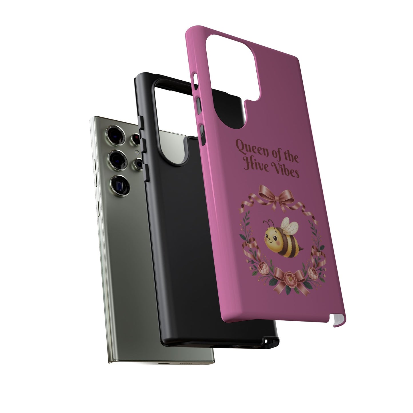 Queen of the Hive Bee Phone Case | Cute Floral Bee iPhone Case