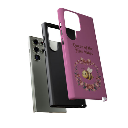 Queen of the Hive Bee Phone Case | Cute Floral Bee iPhone Case