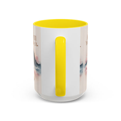 Faith It Till You Make It Coffee Mug, Motivational Drinkware, Inspirational Gift, Morning Coffee Cup, Self-Help Mug
