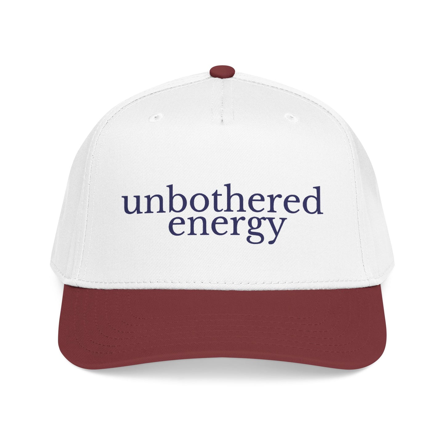 unbothered energy cap | mid profile baseball cap