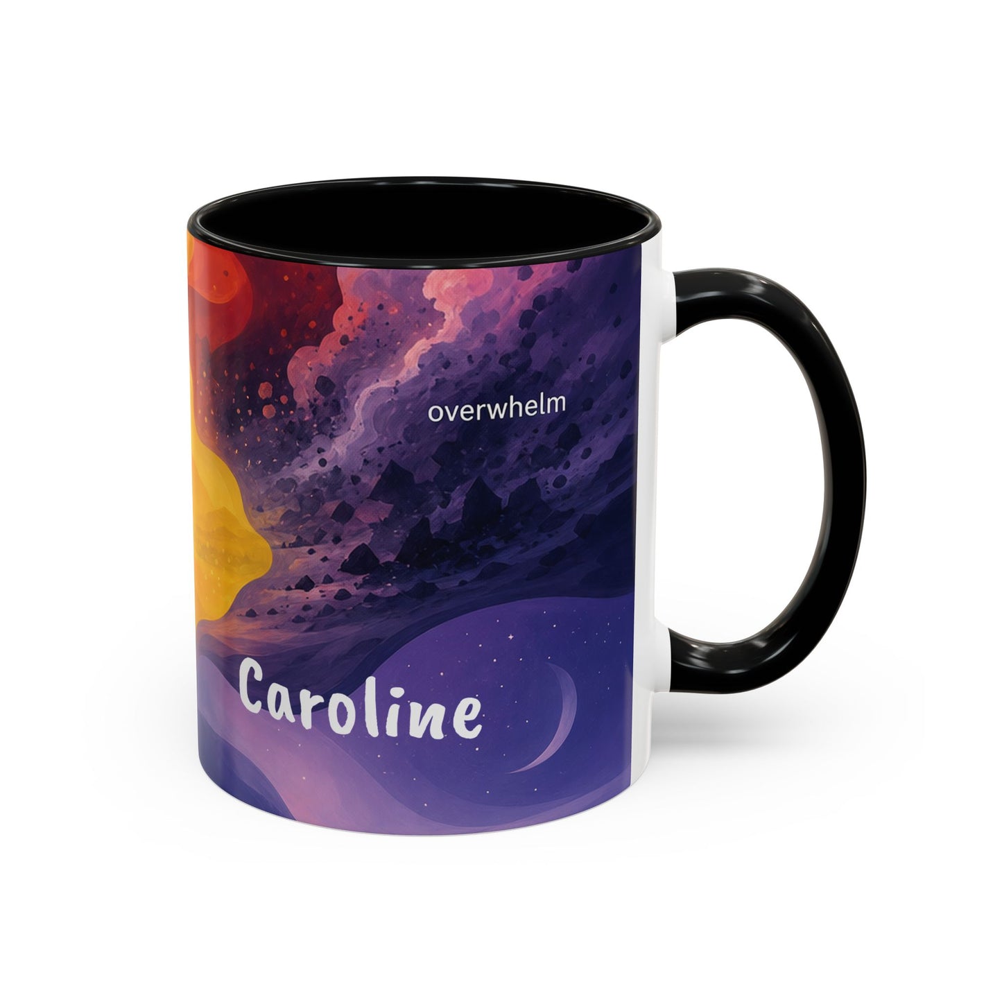 Colorful Emotional Spectrum Mug | Personalized Name Coffee Mug