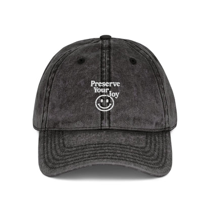 Embroidered Cap, Vintage Baseball Hat Protect Your Joy, Dad Hat, Retro Cap, Distressed Hat, Women's Cap, Gift for Him, Summer Hat