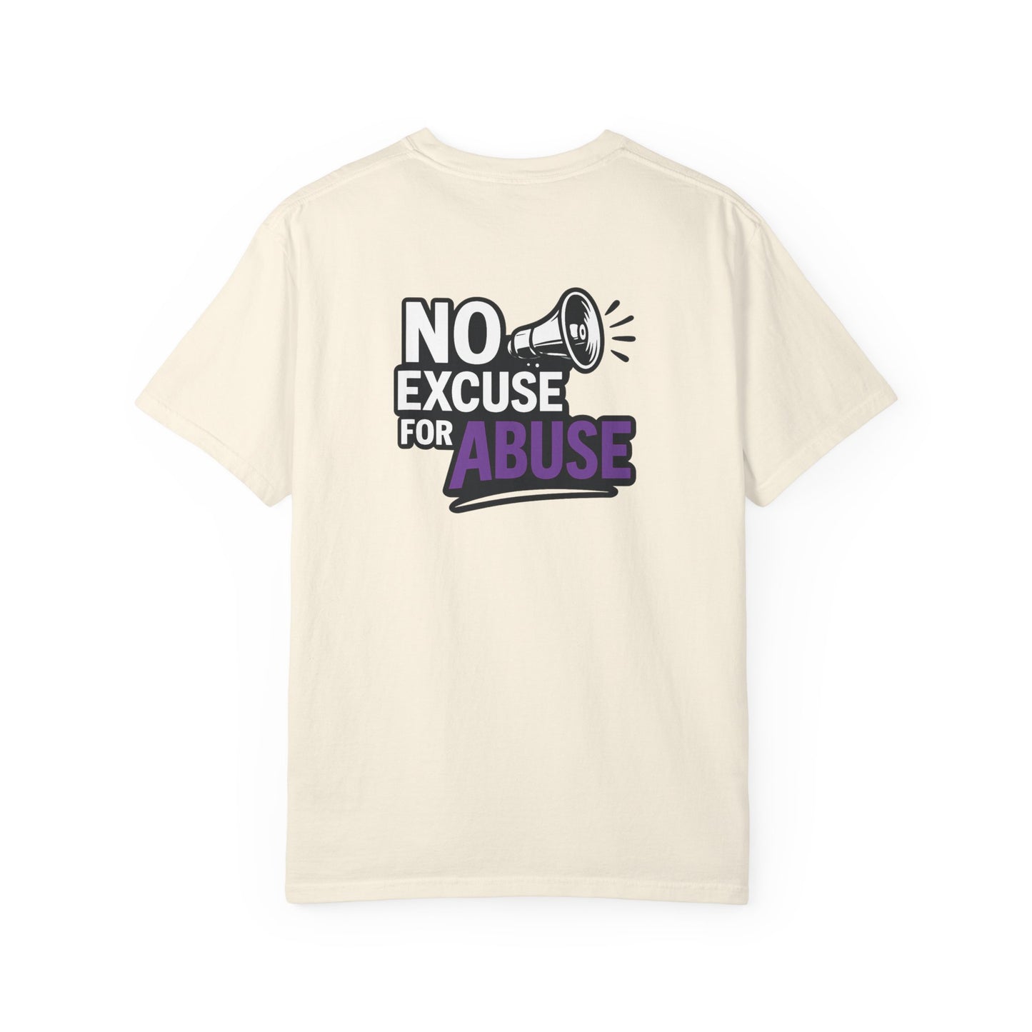 Empowering Unisex T-Shirt: "No Excuse for Abuse" - Casual Wear, Gift for Activists, Awareness Apparel, Comfort Tee