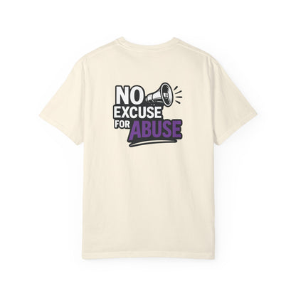 Empowering Unisex T-Shirt: "No Excuse for Abuse" - Casual Wear, Gift for Activists, Awareness Apparel, Comfort Tee