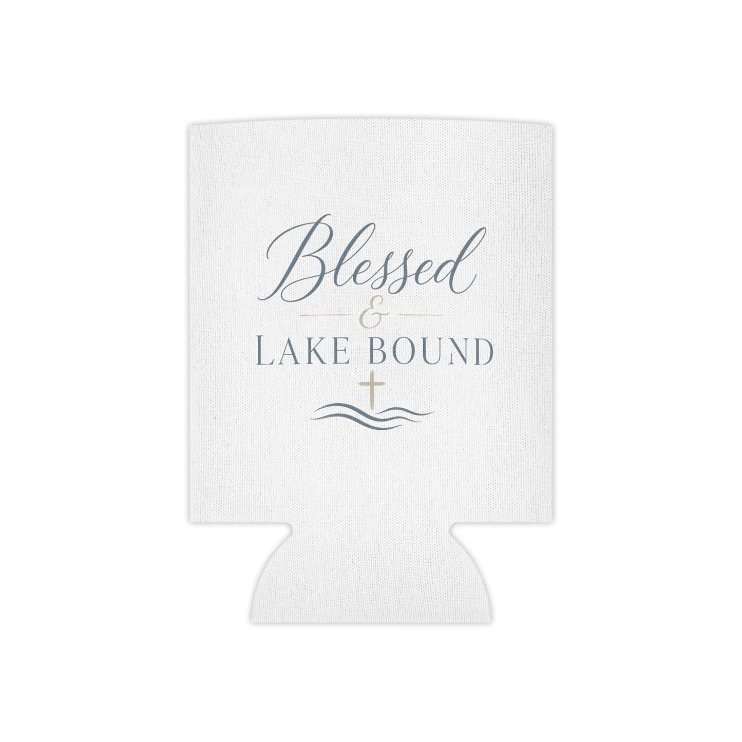 Blessed & Lake Bound Can Cooler | Christian Lake Life