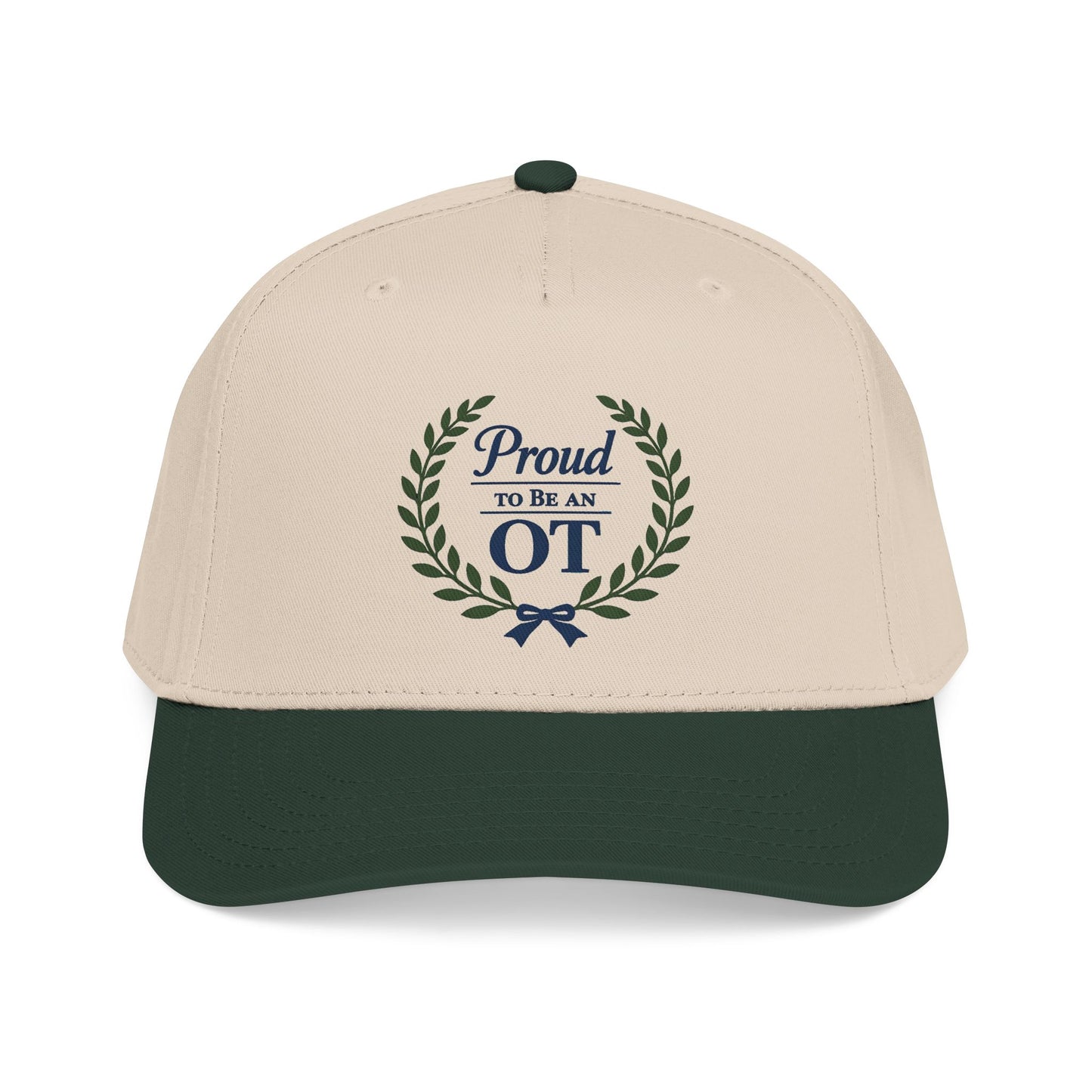 Proud to Be an OT Baseball Cap | Occupational Therapist Hat, Laurel Wreath