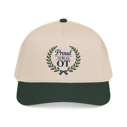 Proud to Be an OT Baseball Cap | Occupational Therapist Hat, Laurel Wreath