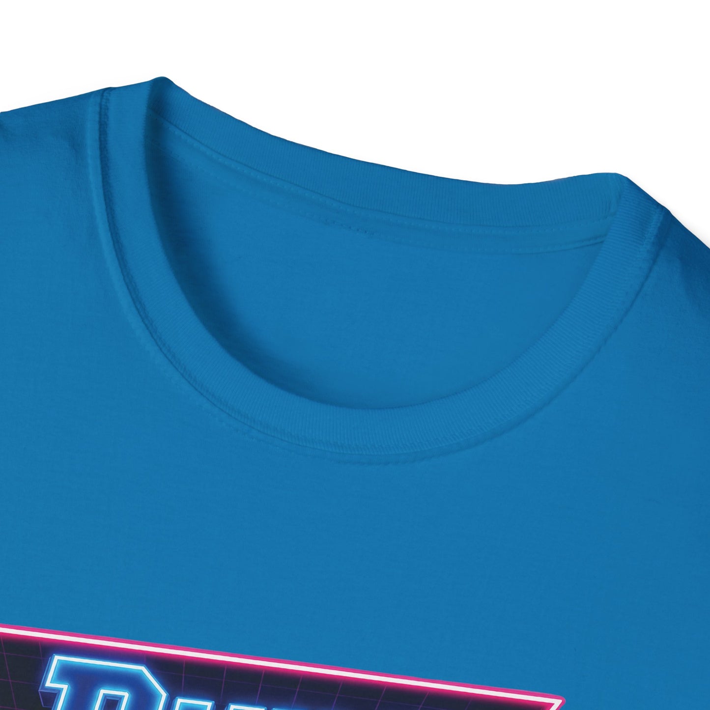 Built Different Raised Offline T-Shirt | Retro 80s Neon Graphic Tee