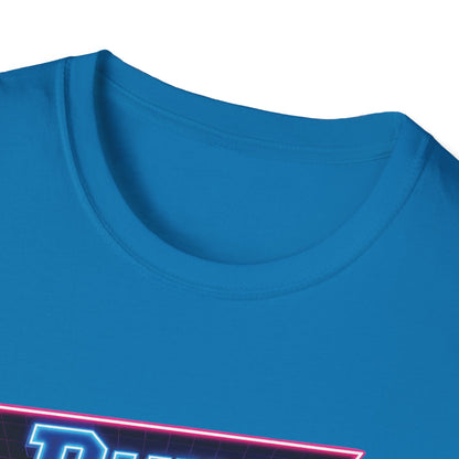 Built Different Raised Offline T-Shirt | Retro 80s Neon Graphic Tee