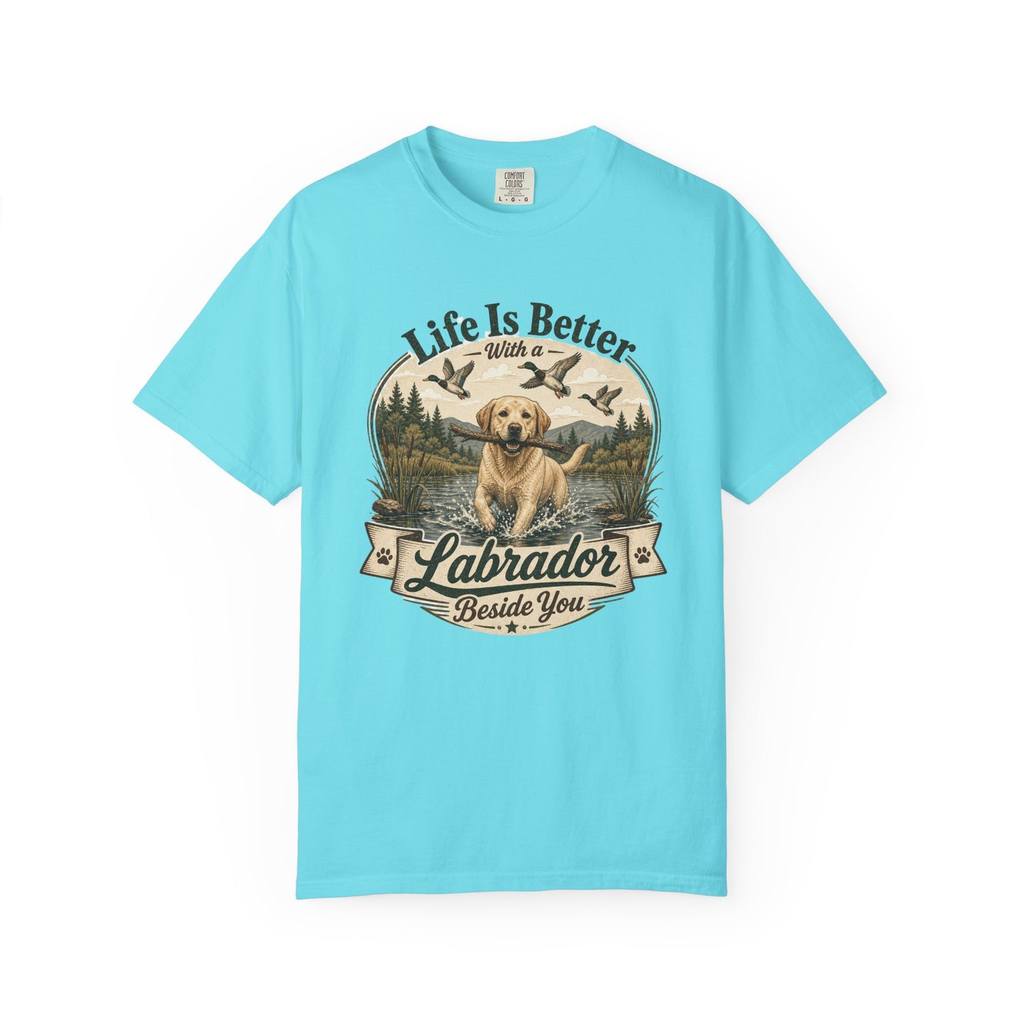 Life Is Better with a Labrador T-shirt | Lab Dog Design