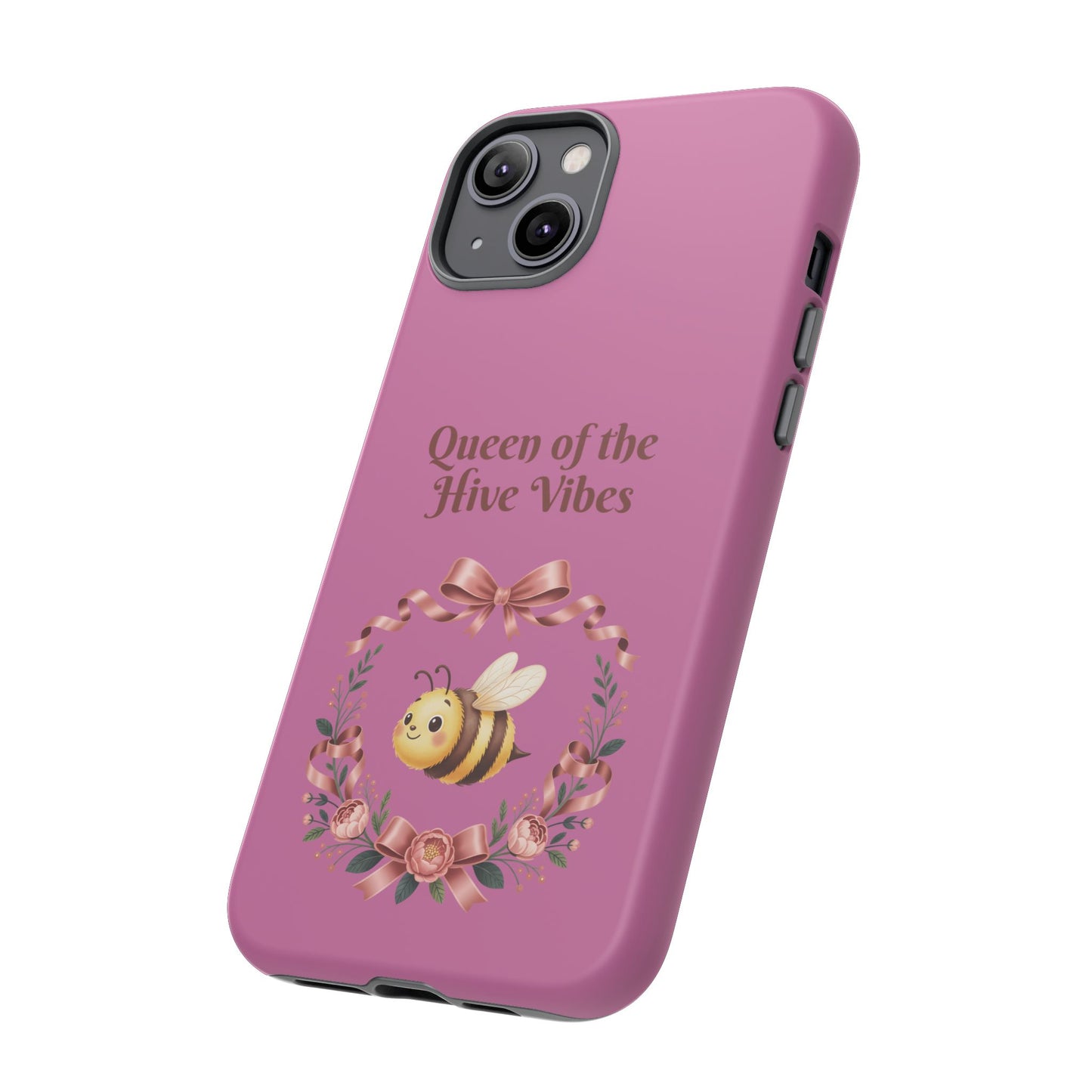 Queen of the Hive Bee Phone Case | Cute Floral Bee iPhone Case
