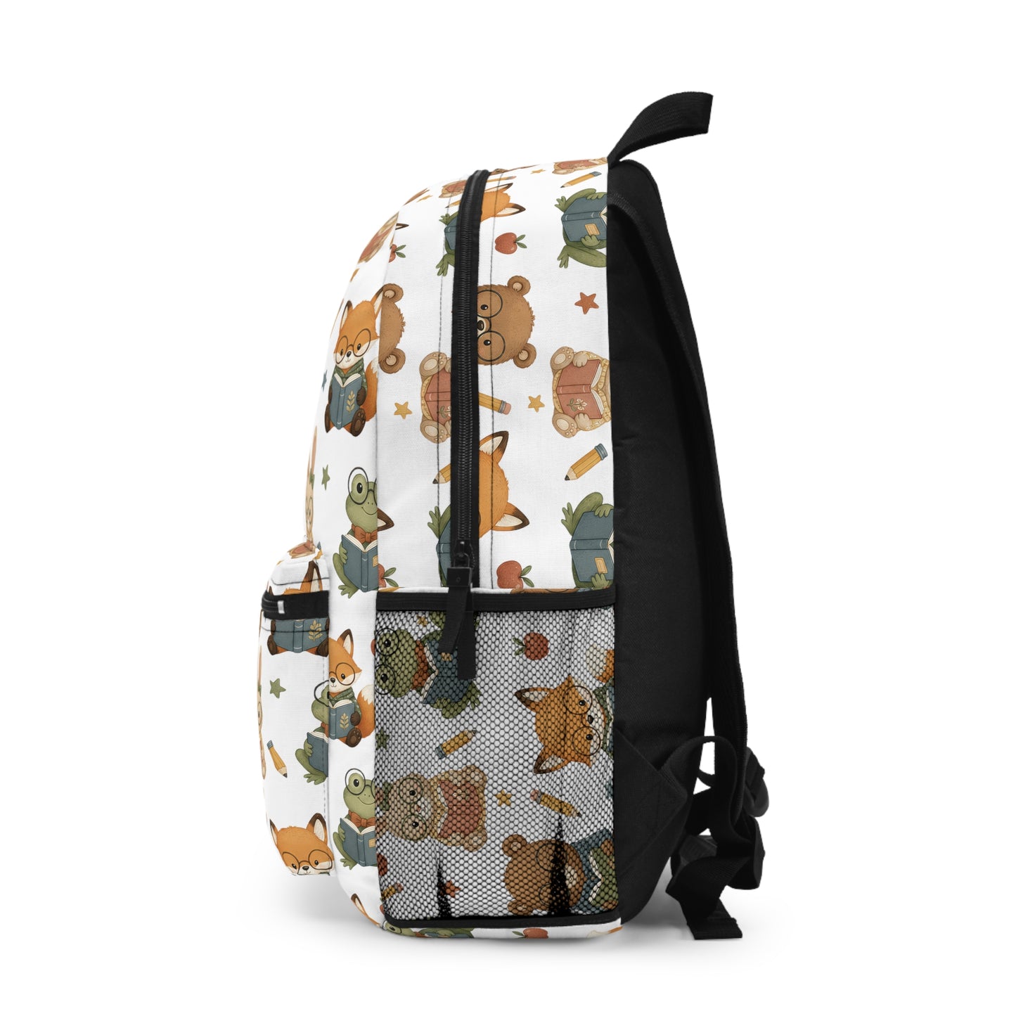 Woodland Reading Animals Backpack | Personalized Kids School Backpack
