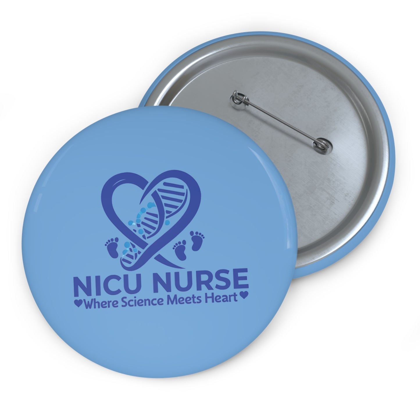 NICU Nurse Pin Button, Nurse Badge, Nursing Gift - Custom Pin Buttons, Personalized Pins, Button Pins, Nurse Appreciation Gift, Medical