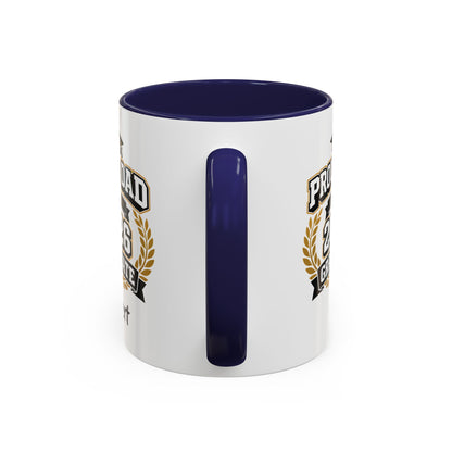 Proud Dad of a 2026 Graduate Mug | Custom Name Accent Coffee Mug