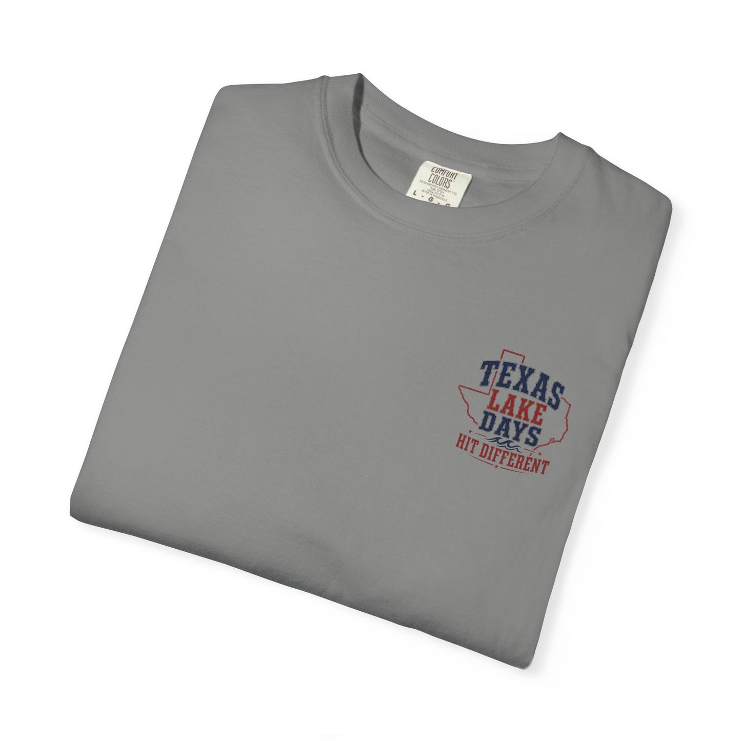 Texas Lake Days Hit Different T-shirt | State Outline Lake Life