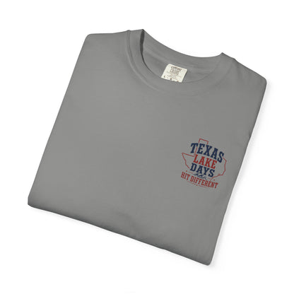Texas Lake Days Hit Different T-shirt | State Outline Lake Life
