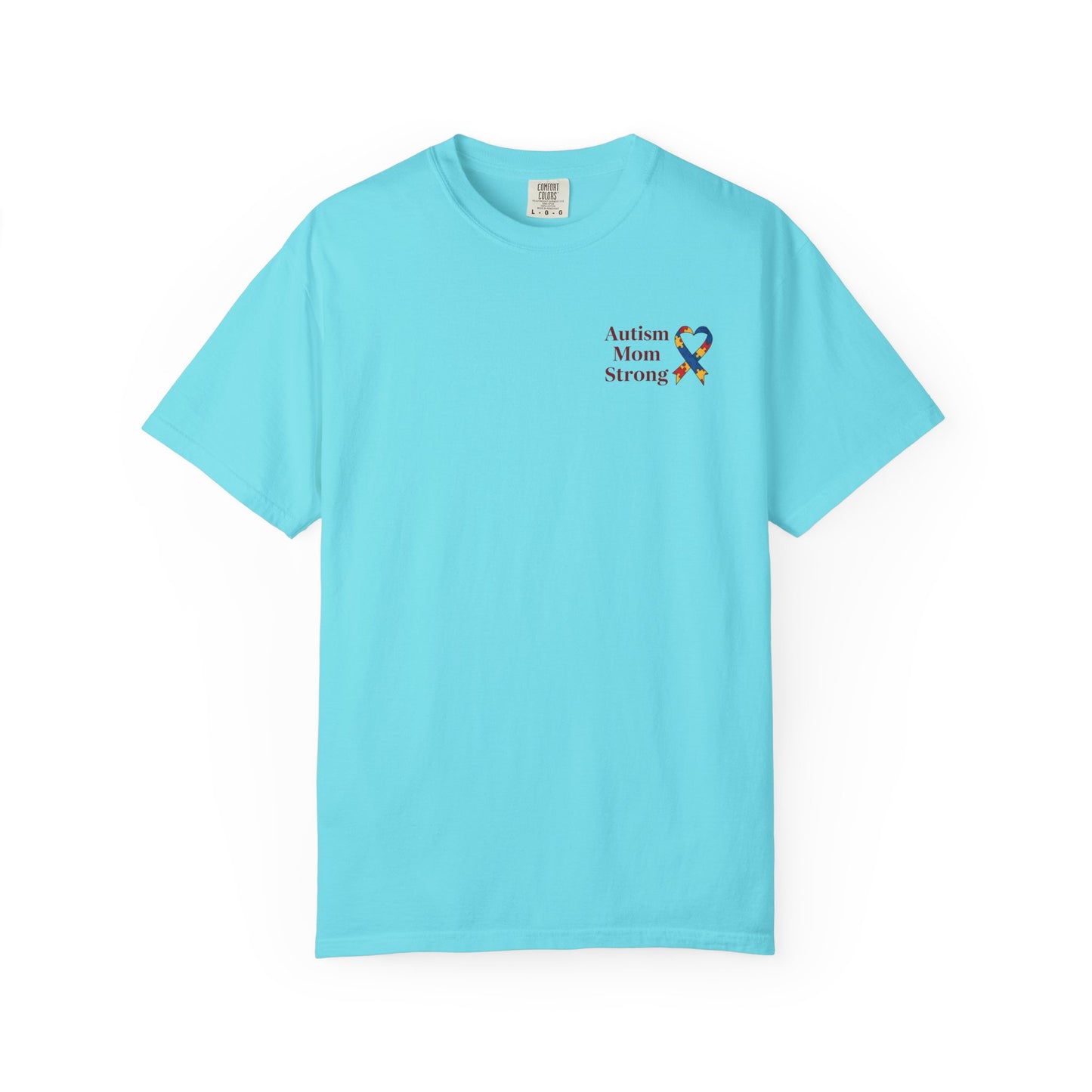 Autism Mom Strong T-shirt | Autism Awareness Puzzle Ribbon
