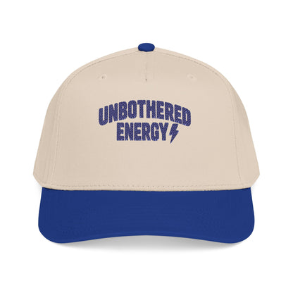 Unbothered Energy Mid Profile Baseball Cap | Embroidered Phrase
