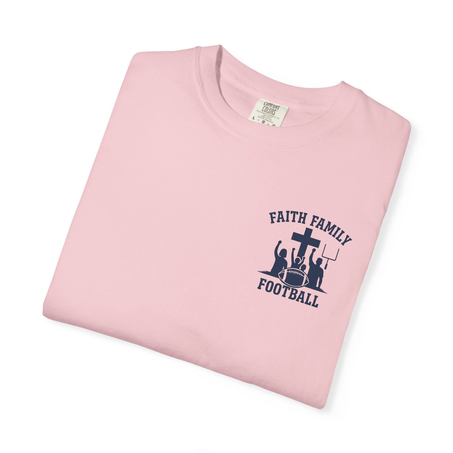 Faith Family Football Unisex Garment-Dyed T-Shirt, Casual Sportswear, Gift for Sports Lovers, Everyday Comfort Tee, Team Spirit [...]