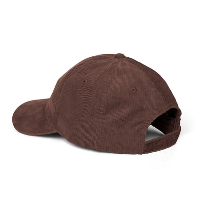 Not Today Brain Embroidered Corduroy Cap | Funny Phrase Dad Hat