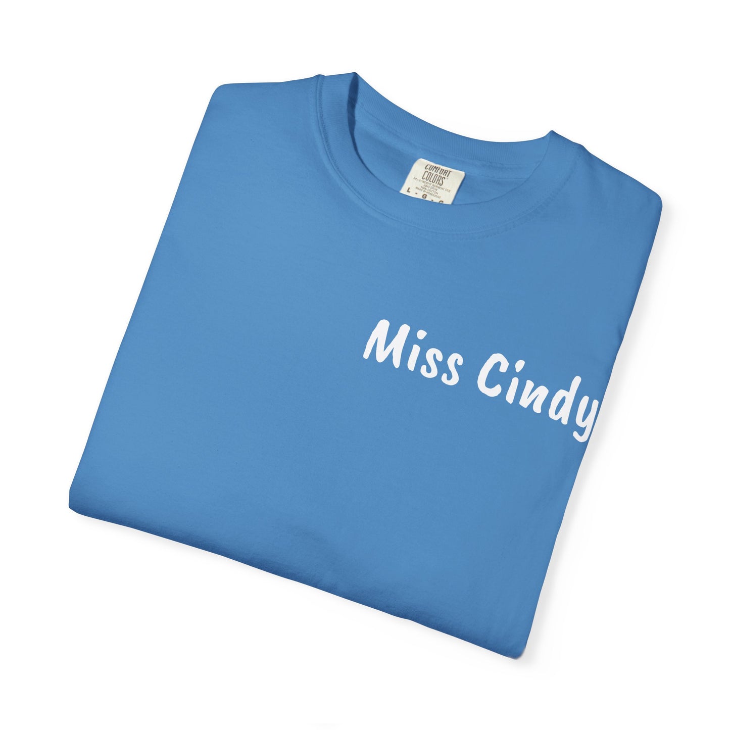 Unisex Garment-Dyed T-Shirt for Teachers - Miss Cindy, Chaos Coordinator Design, Perfect for Back to School, Appreciation Gifts, [...]