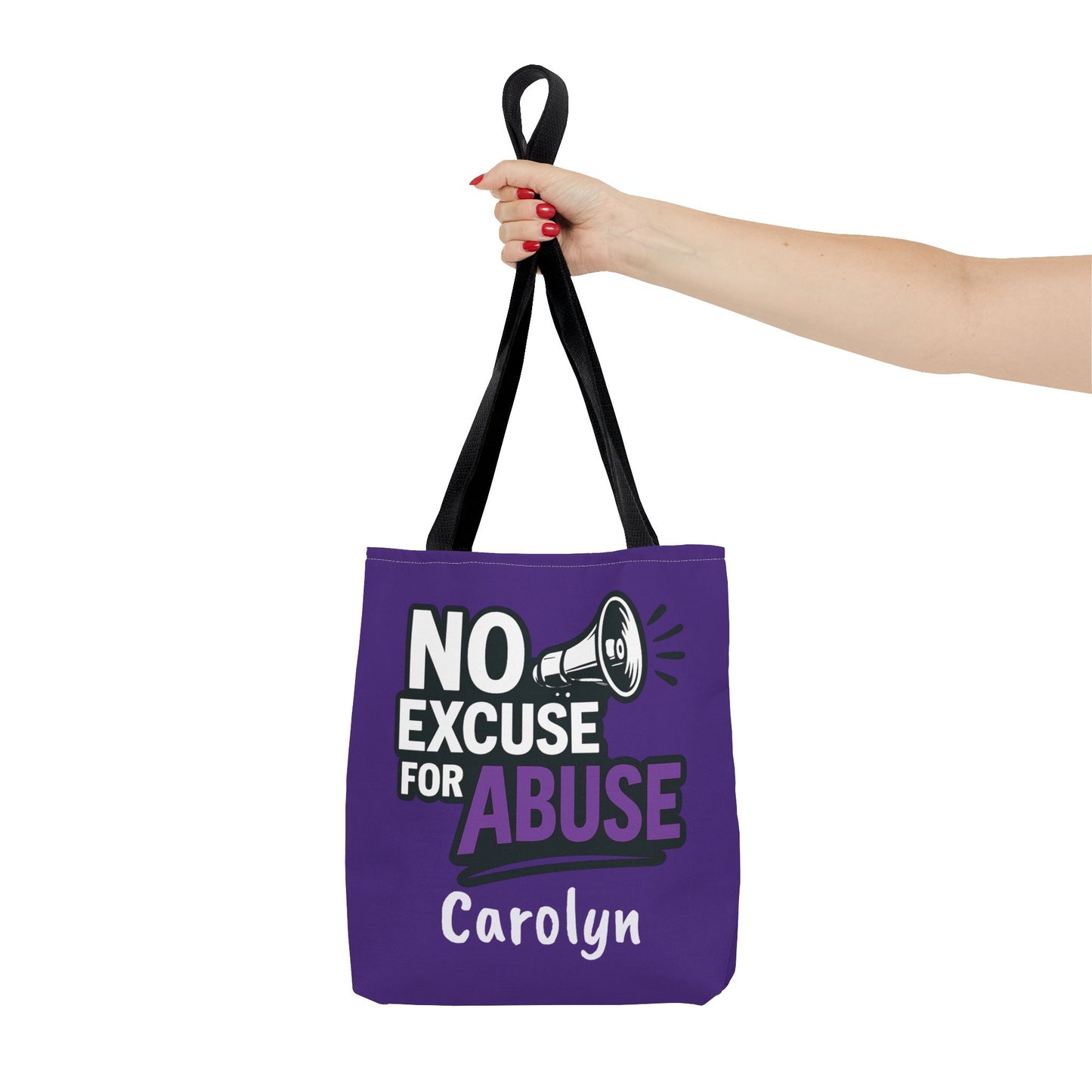 Empowerment Tote Bag - No Excuse for Abuse, Advocacy Tote, Eco-Friendly Bag, Fundraiser Gift, Awareness Campaign Bag
