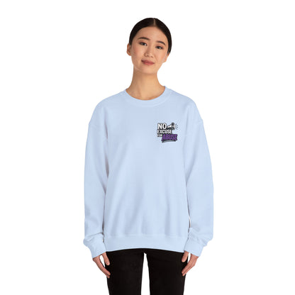 Awareness Sweatshirt - Unisex Heavy Blend™ Crewneck Sweatshirt, Domestic Violence Support Jumper, No Excuse For Abuse