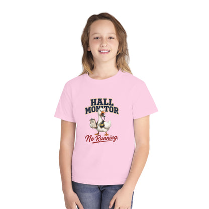 Hall Monitor Goose No Running Tee | Kids school safety shirt