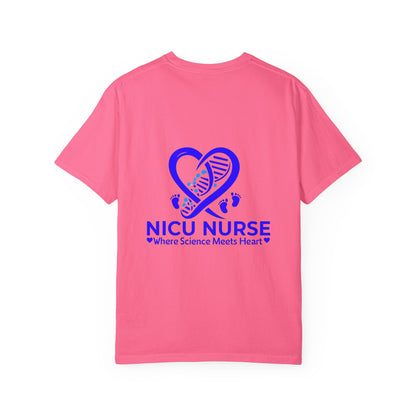 NICU Nurse Love T-Shirt, Personalized Unisex Tee, Heartbeat Tee, Gift for Nurses, Custom Nurse Shirt
