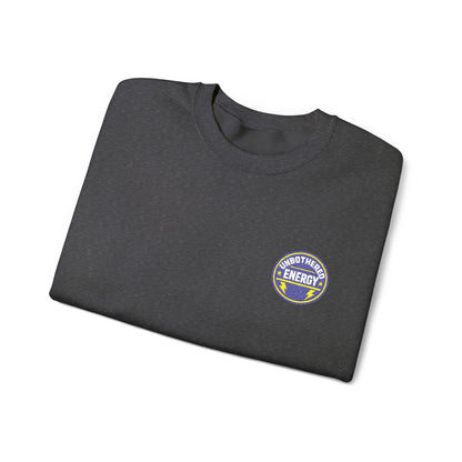 Unbothered Energy embroidered sweatshirt | Funny Slogan Crewneck