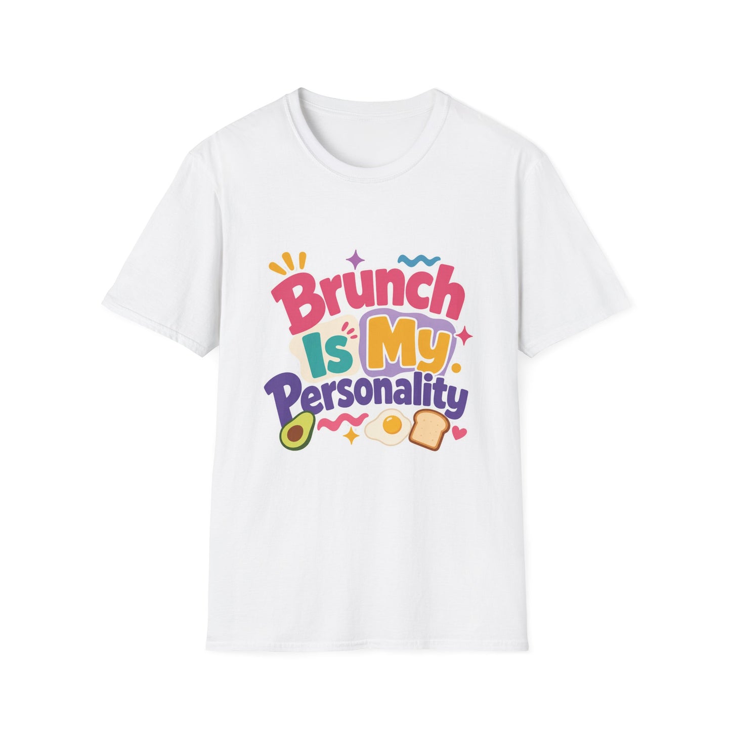 Brunch Is My Personality T-Shirt | Avocado Toast Graphic Tee