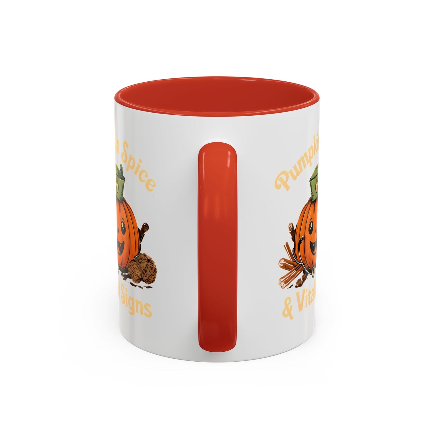 Pumpkin Spice Coffee Mug - Perfect for Fall Decor, Nursing Gifts, Halloween Parties, Cozy Mornings, Harvest Gatherings