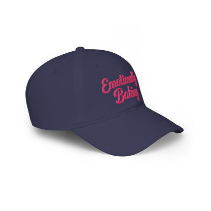 Emotionally Baking Cap | Embroidered Script Baseball Cap